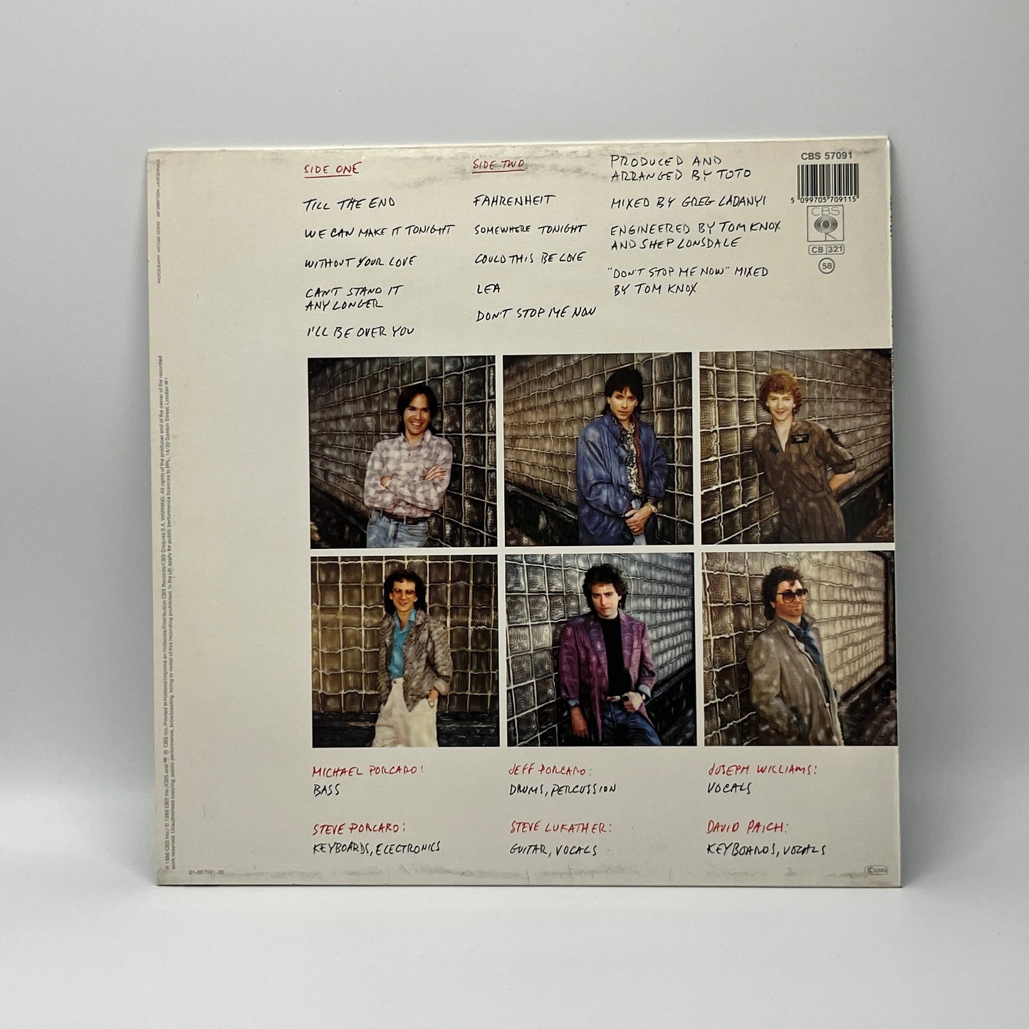 Toto - Fahrenheit LP