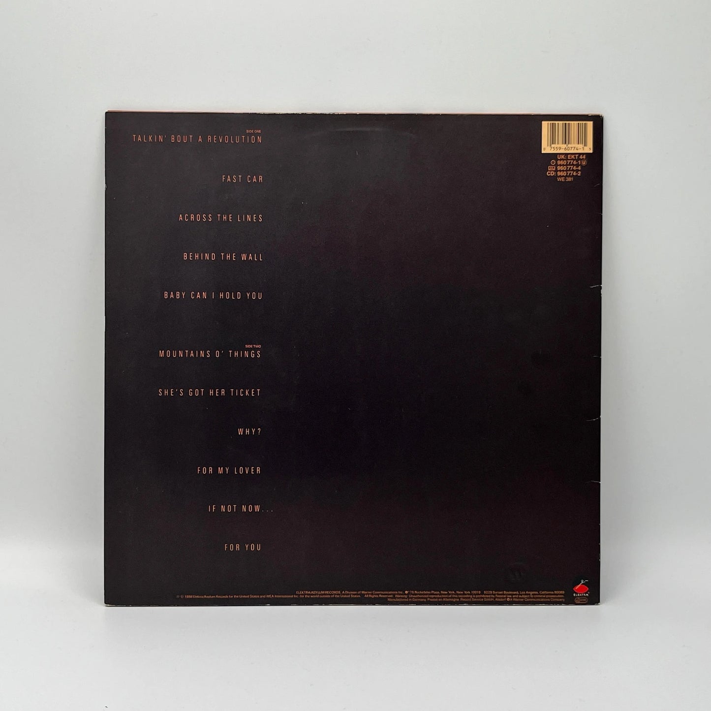 Tracy Chapman - Tracy Chapman LP