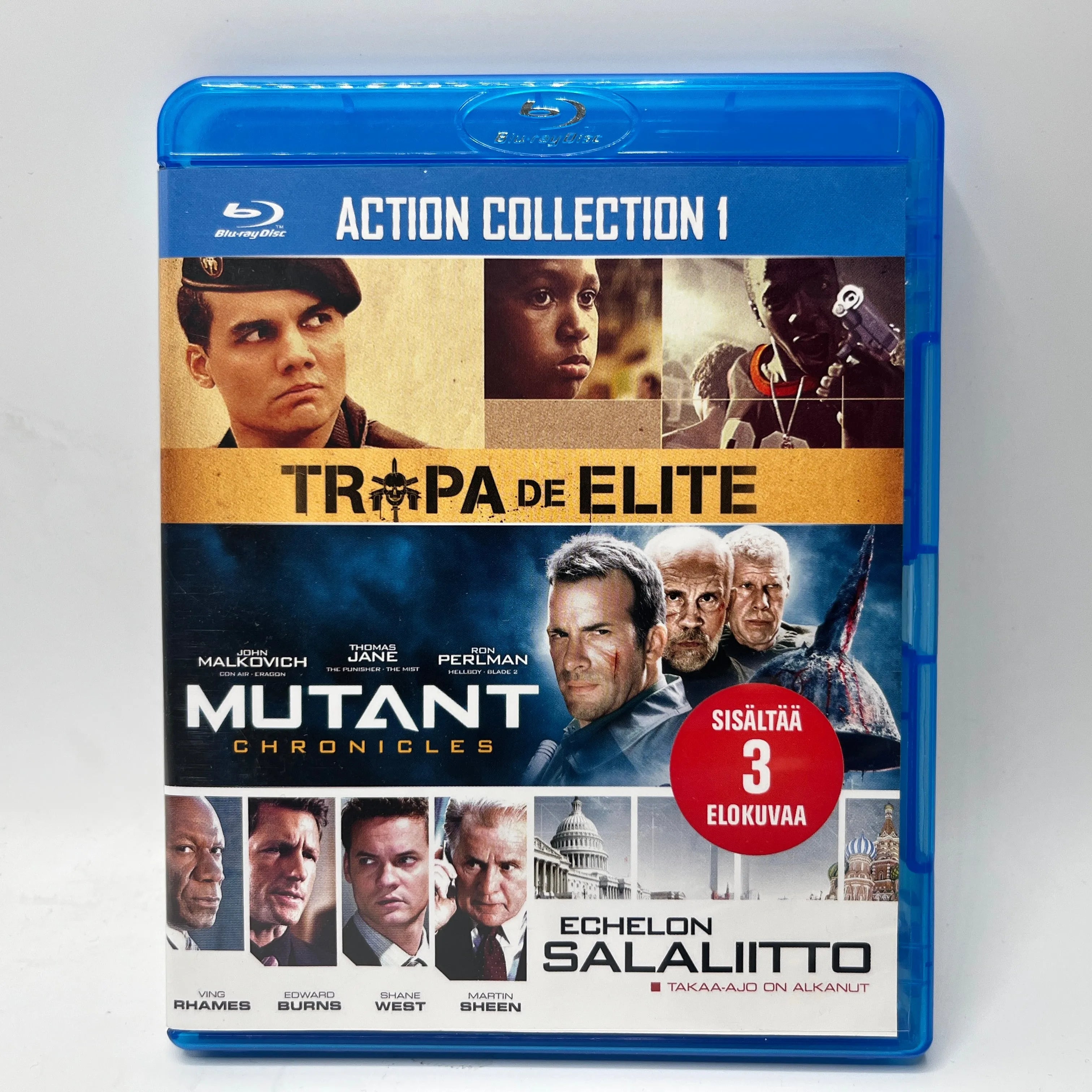 Tropa de Elite/Mutant Chronicles/Echelon Salaliitto (Blu-Ray)