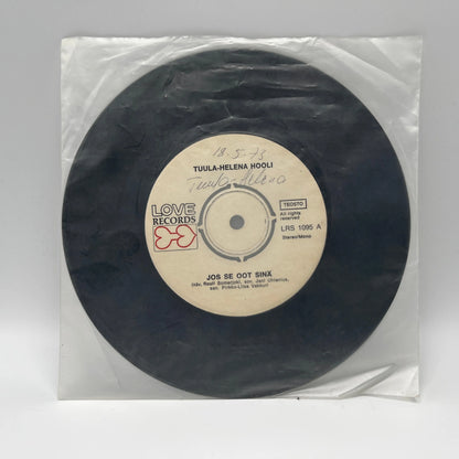 Tuula-Helena Hooli - Jos Se Oot Sinä/Muistot Vain Vilkuttaa Single