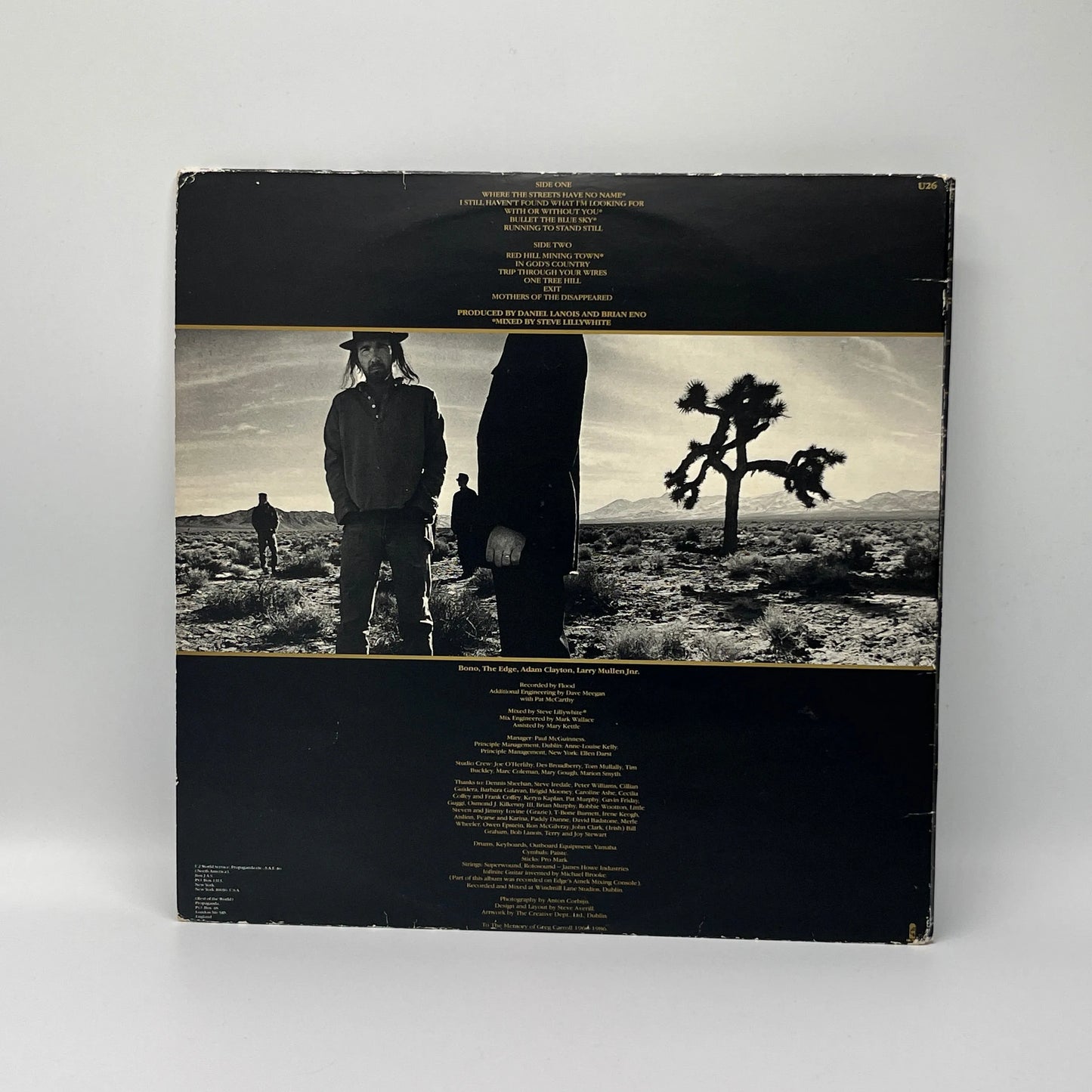 U2 - The Joshua Tree LP