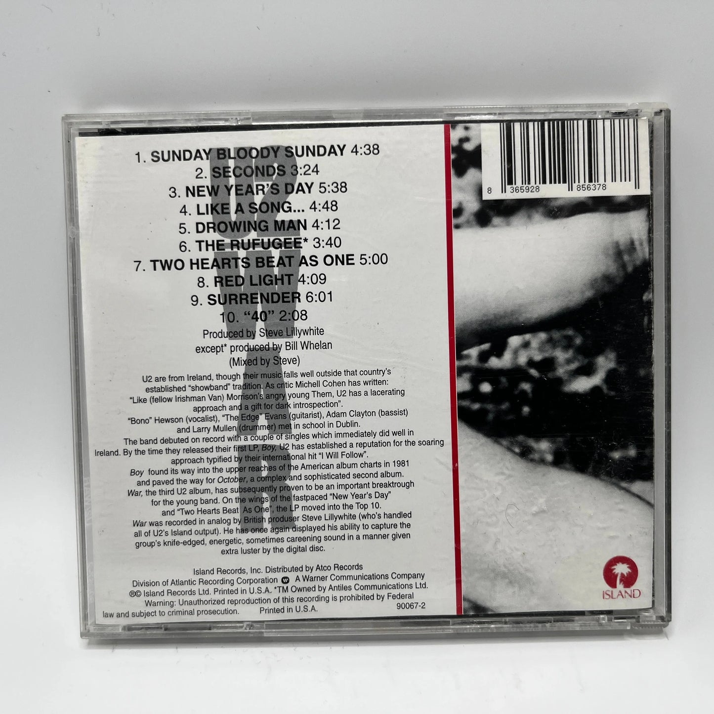 U2 - War CD