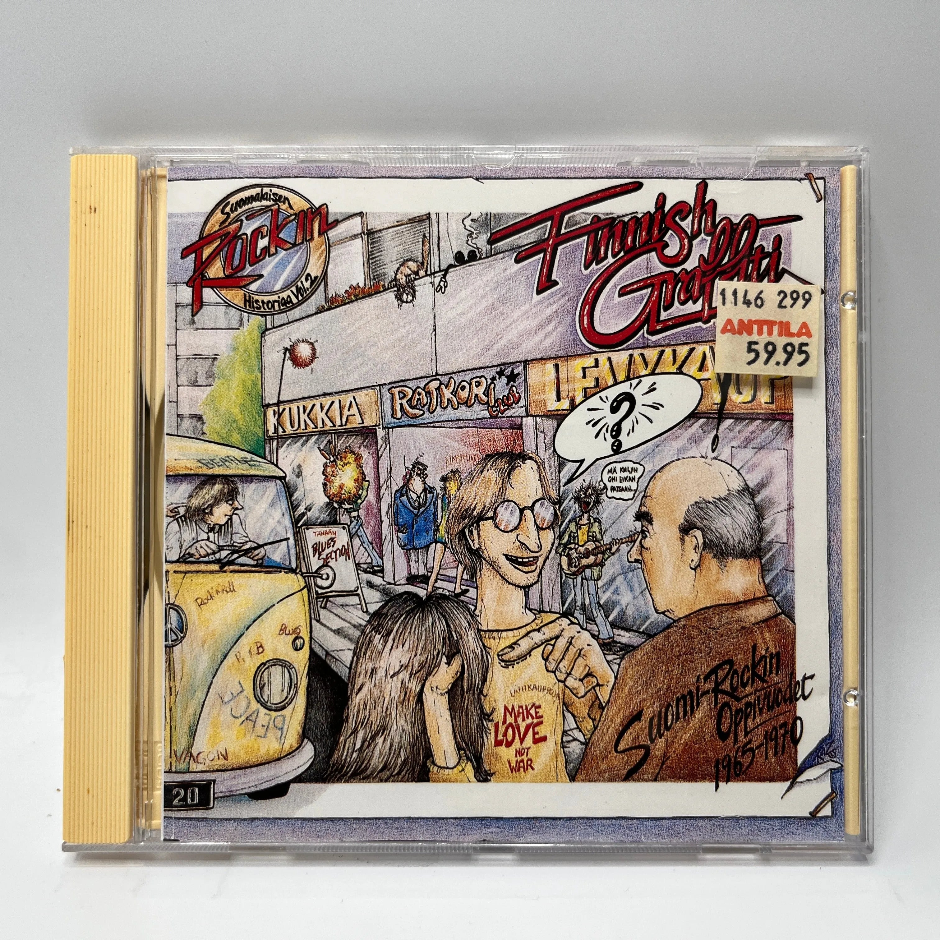 Various – Finnish Graffiti 2 - Suomi-Rockin Oppivuodet 1965-1970 CD