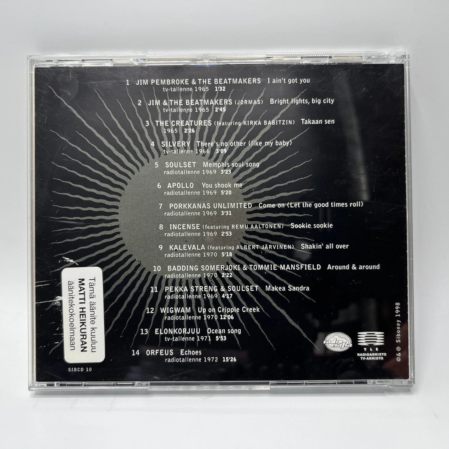 Various - Jee Jee Jee - Suomi-Rockin Arkistoaarteita CD