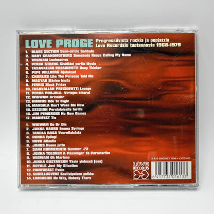 Various – Love Proge (Love Recordsin Proge-Klassikot 1968–1979) 2CD
