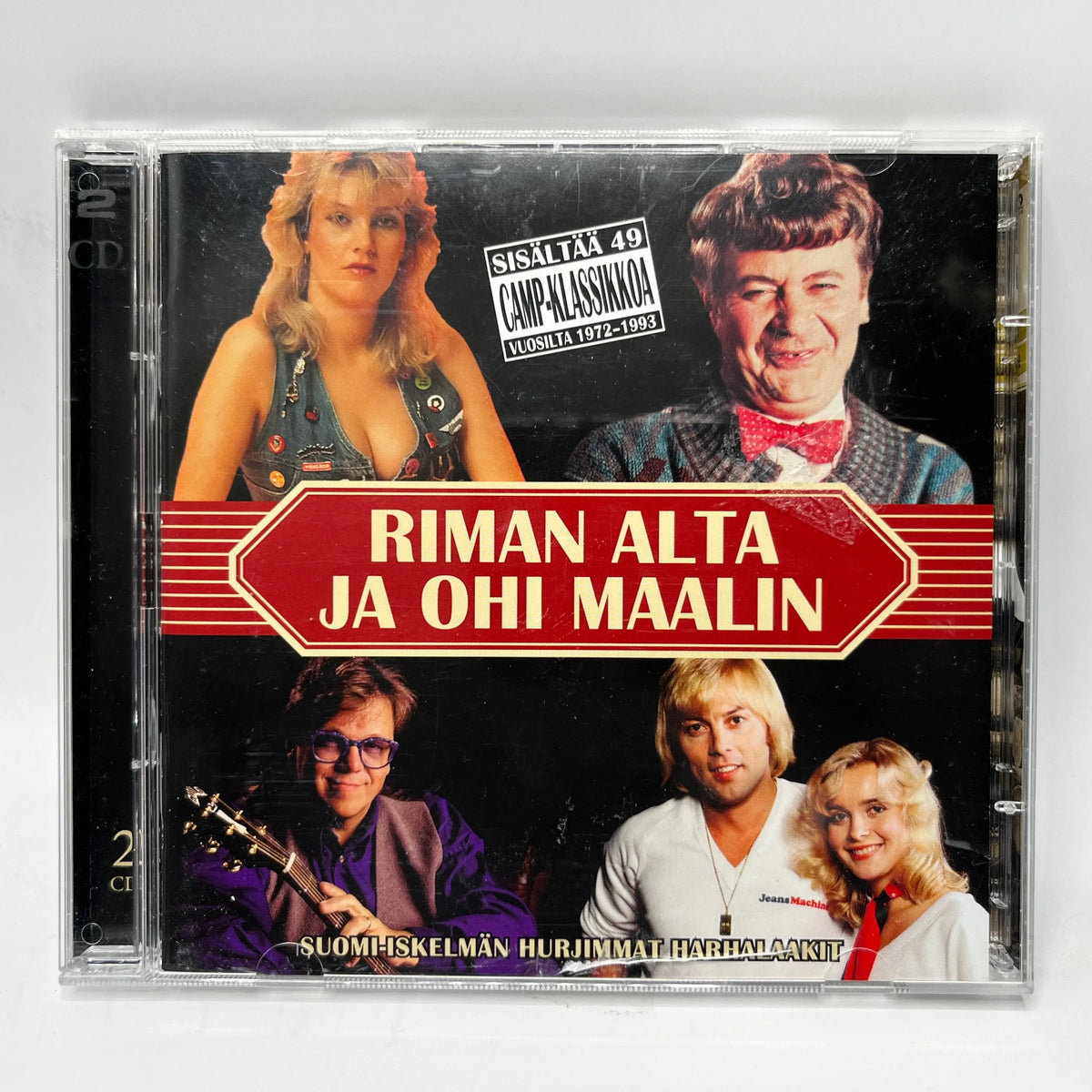 Various – Riman Alta Ja Ohi Maalin - Suomi-iskelmän Hurjimmat Harhalaakit 2CD