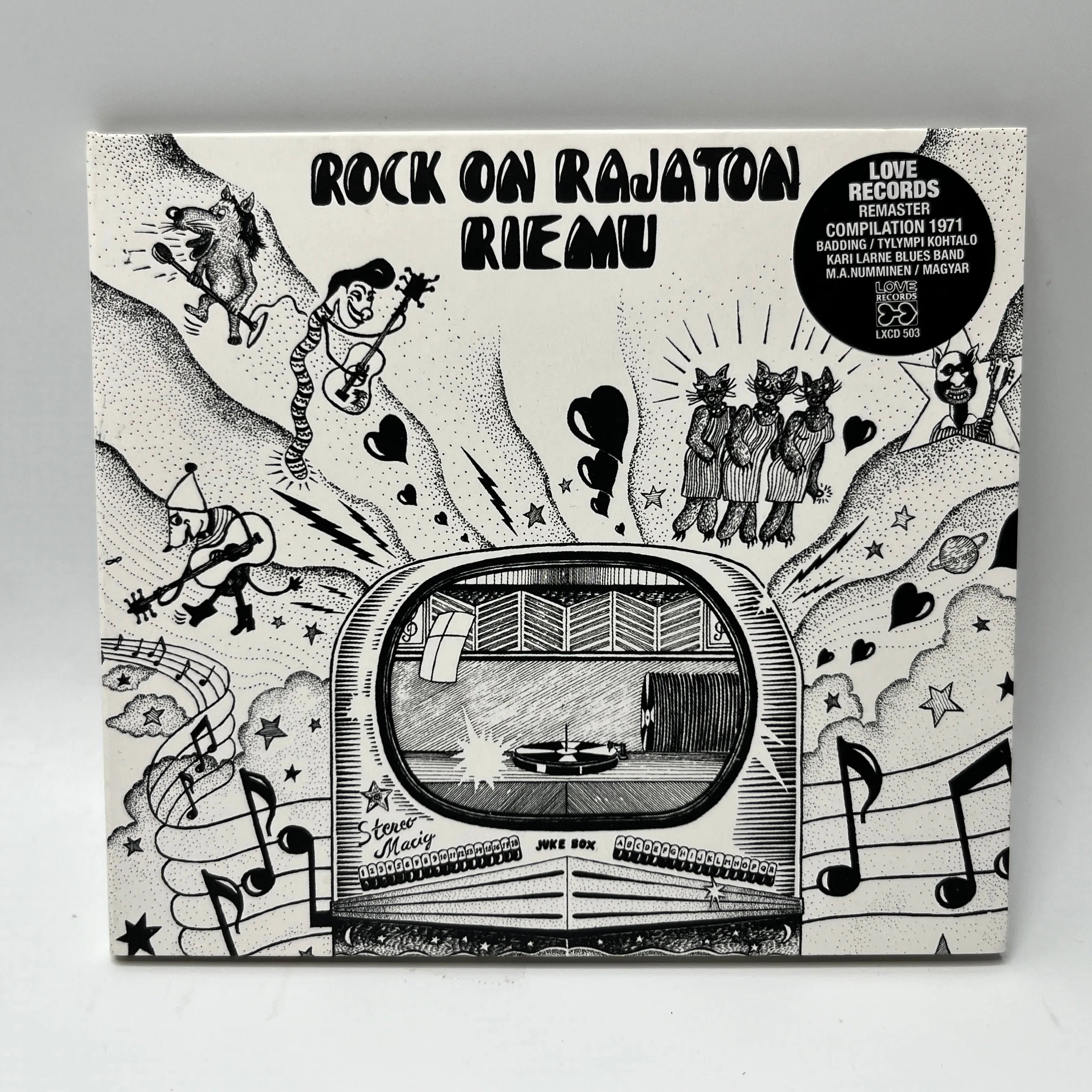 Various – Rock On Rajaton Riemu CD