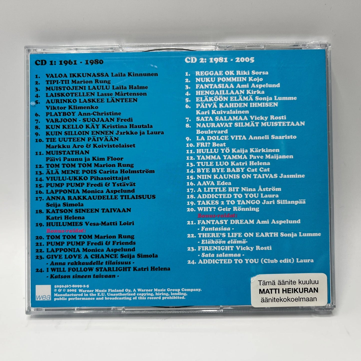 Various - Suomen Euroviisut 1961-2005 2CD