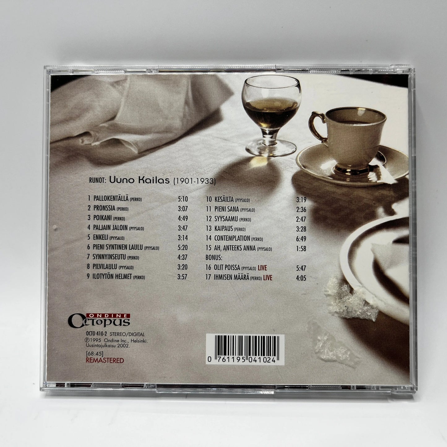 Vesa-Matti Loiri & Perko-Pyysalo Poppoo - Ihmisen Määrä Lauluja Uuno Kailaan Runoihin CD