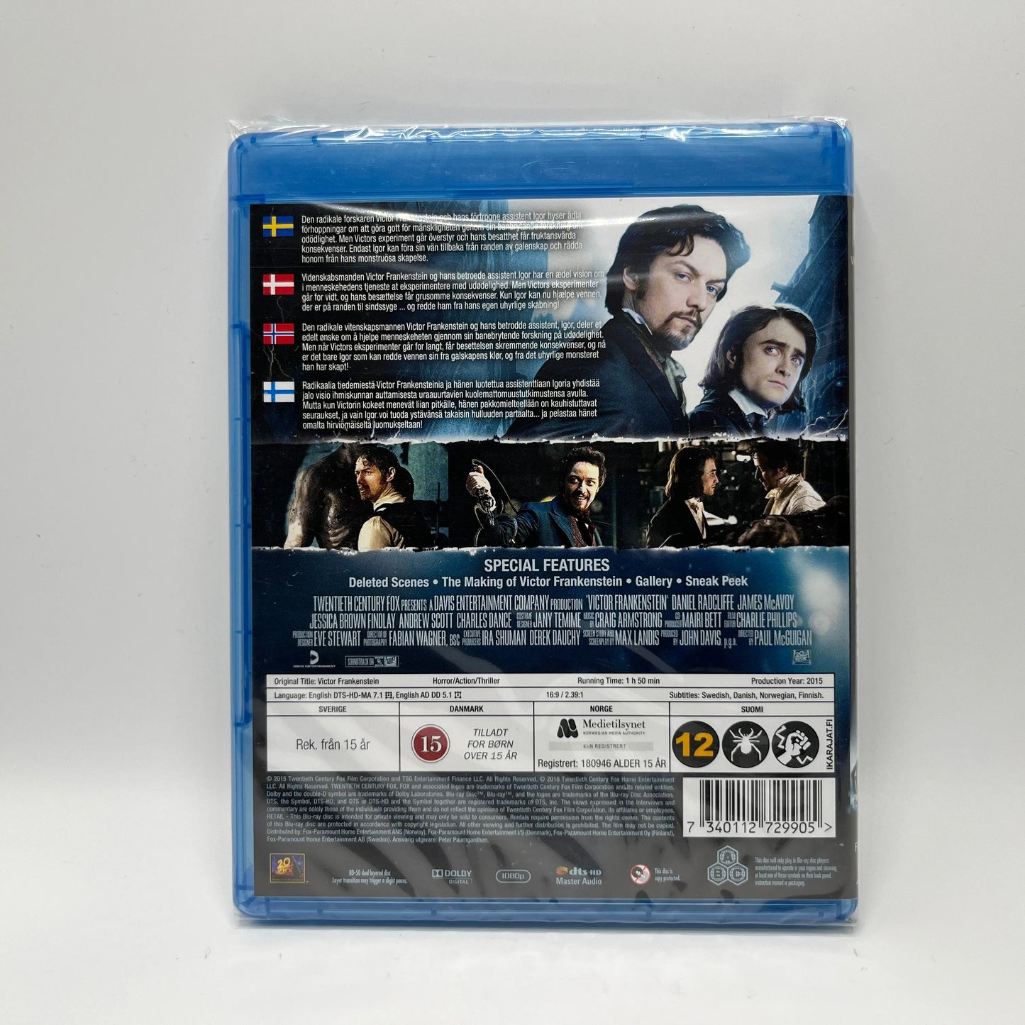 Victor Frankenstein (Blu-Ray)