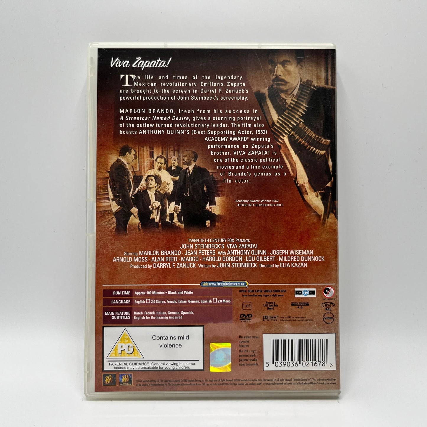 Viva Zapata! *EI SUOMI TXT* (DVD)