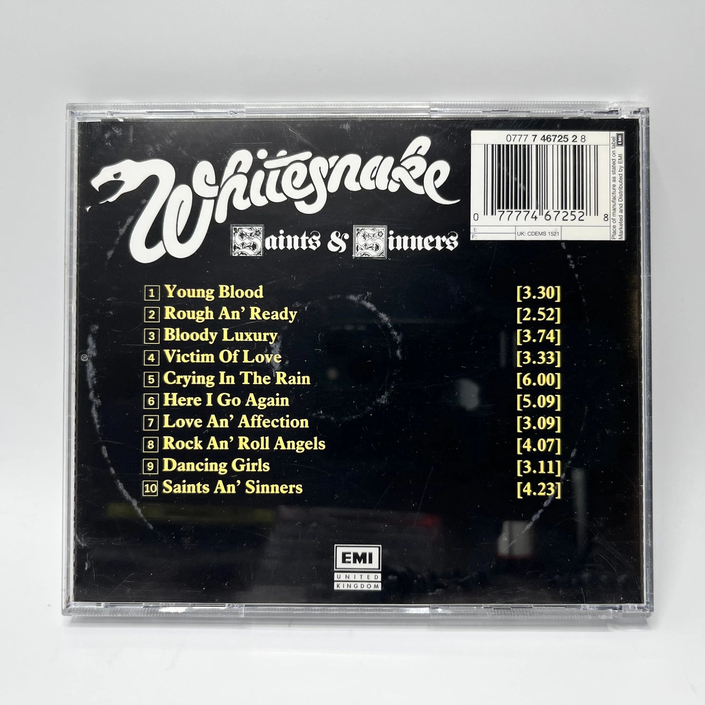 Whitesnake - Saints & Sinners CD