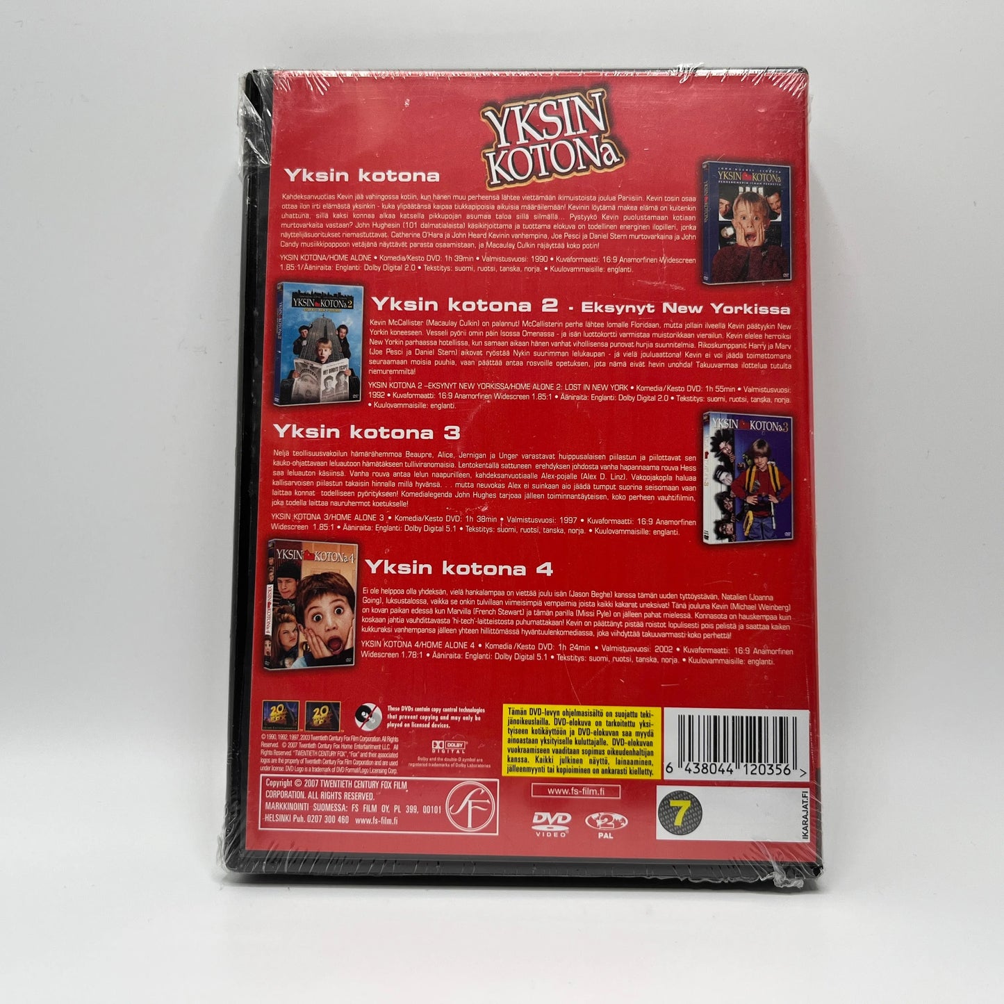 Yksin Kotona 1-4 (DVD)