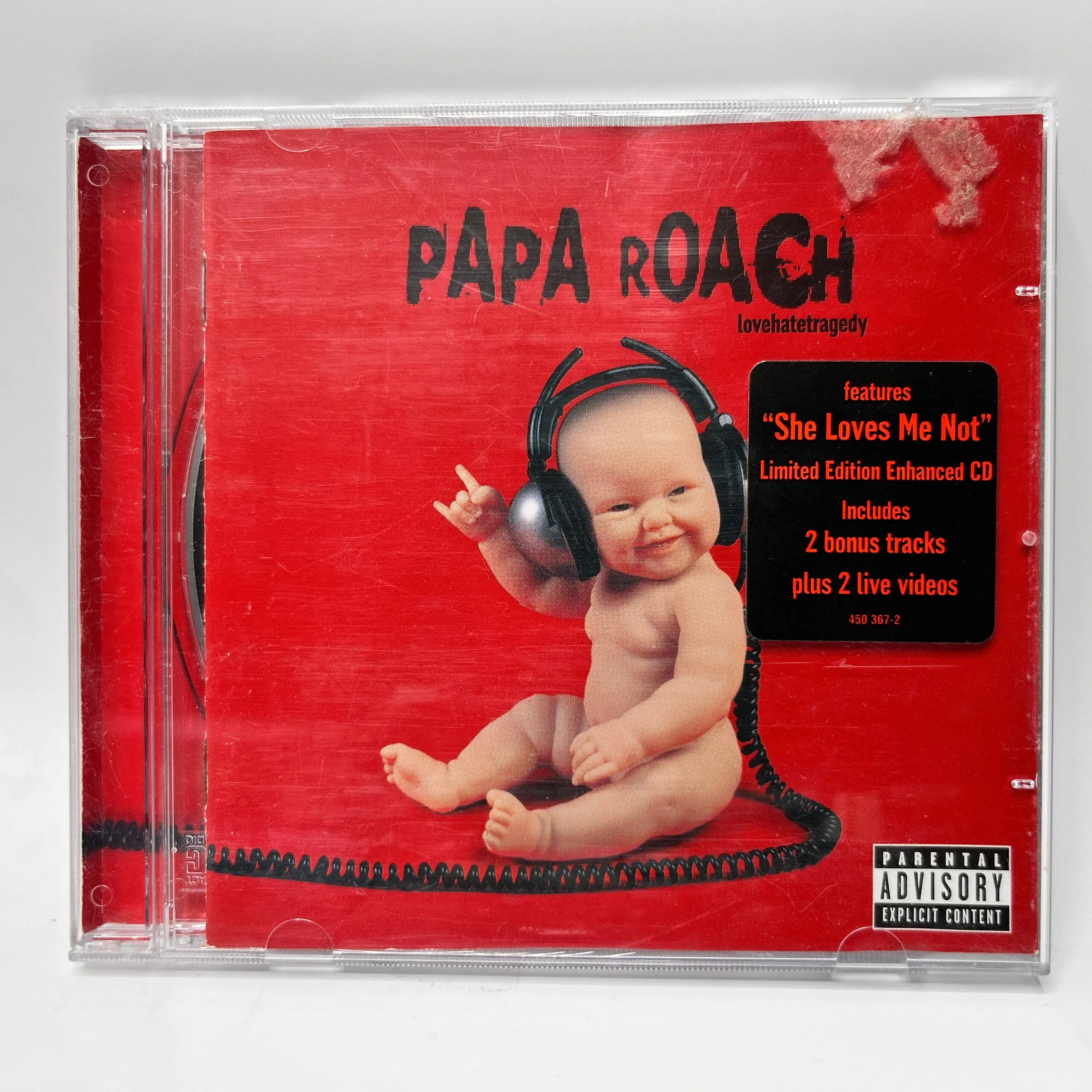 Papa Roach – Lovehatetragedy CD
